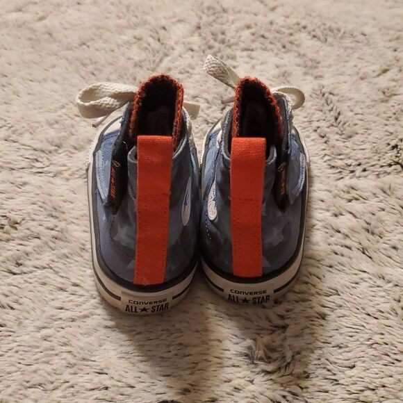 Converse All Stars High Top American Flag Print Shoes Sneakers US Infant Size 6 - Picture 4 of 9